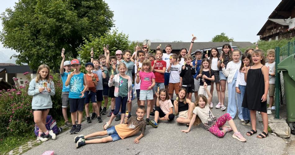 Eis in der Pause
