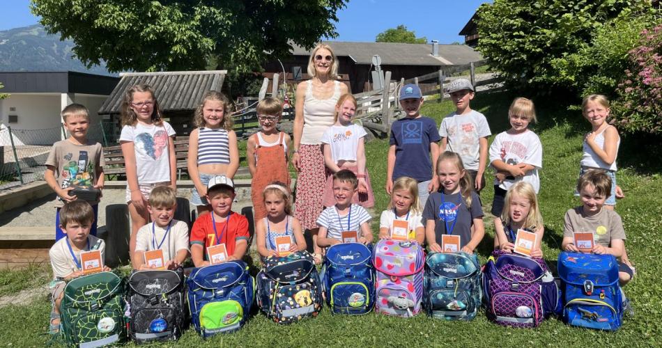 Schultaschentag für die Schulanfänger aus dem Kindergarten
